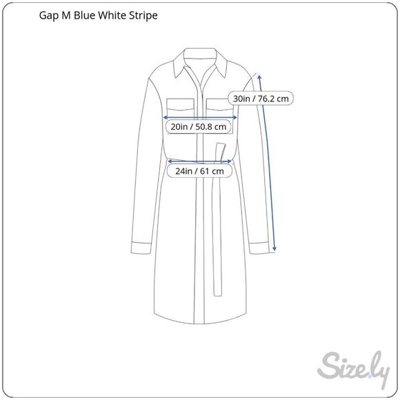 GAP Womens Medium Blue Striped Long Sleeve Off the Shoulder Summer Dress Size M - Picture 3 of 9